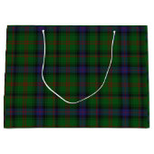 Park tartan green blue plaid large cadeautasje (Voorkant)
