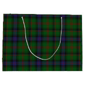 Park tartan green blue plaid large cadeautasje (Achterkant)