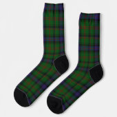 Park tartan green blue plaid sokken (Links)