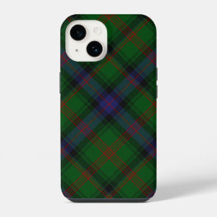 Park tartan groen blauw geruit iPhone 14 hoesje