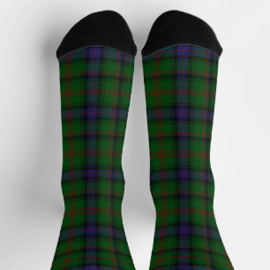 Park tartan groen blauw geruit sokken