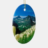 Park The Highline Trail Glacier Montana Keramisch Ornament (Rechts)