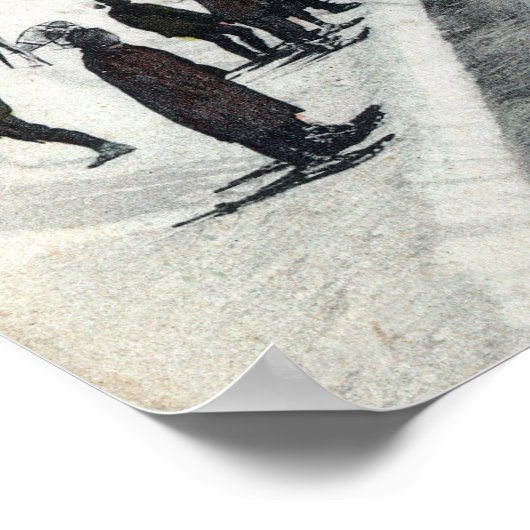 Park Toboggan Slide ViewMontreal, Canada Poster (Hoek)