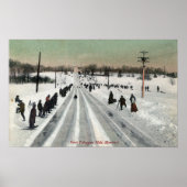 Park Toboggan Slide ViewMontreal, Canada Poster (Voorkant)