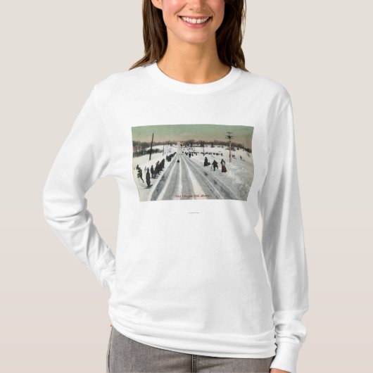 Park Toboggan Slide ViewMontreal, Canada T-shirt (Voorkant)