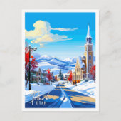 Park Utah USA vintage reisillustratie Briefkaart (Voorkant)