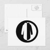 Parka Power is een cool retro mod mod mod mod mod Briefkaart (Voorkant / Achterkant)