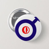 Parka Power + mod target Ronde Button 5,7 Cm (Voorkant /achterkant)