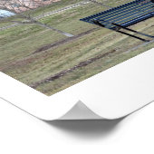 Parkbank Foto Poster (Hoek)