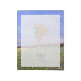 Parkbank gevoerd - 11"x 8,5"Notitieblok Notitieblok