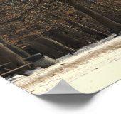 Parkbomen en Sneeuw Poster (Hoek)