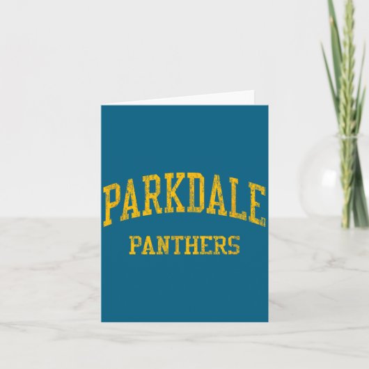 Parkdale High School Hs Riverdale Design Kaart (Voorkant)