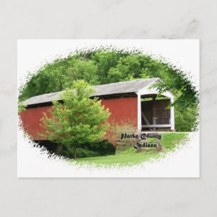 Parke County Indiana Briefkaart