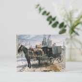 Parked Horse and Buggy Briefkaart (Staand voorkant)