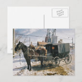Parked Horse and Buggy Briefkaart (Voorkant / Achterkant)