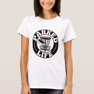 Parked Life Disc Golf T-shirt voor spelers en fans
