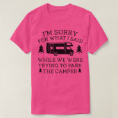 Parkeer de camper 1 t-shirt (Design voorkant)
