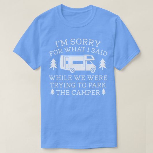 Parkeer de camper 2 t-shirt (Design voorkant)