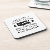 Parkeer De Camper Bier Onderzetter (Linkerzijde)