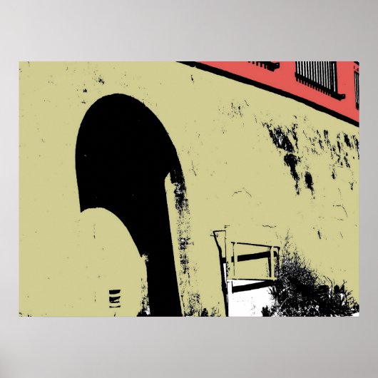 Parkeer de deur naar nergens poster (Voorkant)