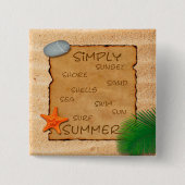 Parkeer op zand Achtergrond - Button (Voorkant)