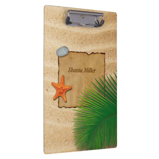 Parkeer op zand Achtergrond - Klembord (Rechts)