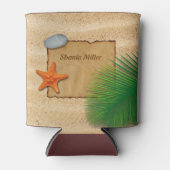 Parkeer op zand Achtergrond - Koelbox Blikjeskoeler (Voorkant)