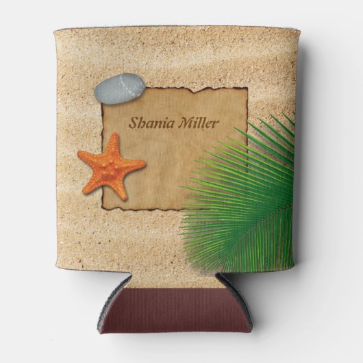 Parkeer op zand Achtergrond - Koelbox Blikjeskoeler (Voorkant)