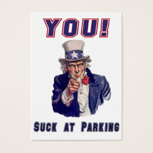 Parkeerbeleefdheidskaart Visitekaartjes