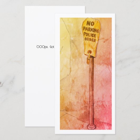 parkeerbon (Voorkant / Achterkant)