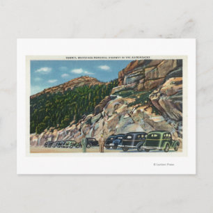 Parkeergebied Uitzicht top Briefkaart