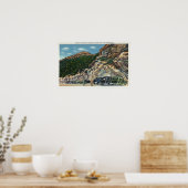 Parkeergebied Uitzicht top Poster (Keuken)