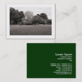 Parkeerlandschap (grenspost) visitekaartje (Voorkant / Achterkant)