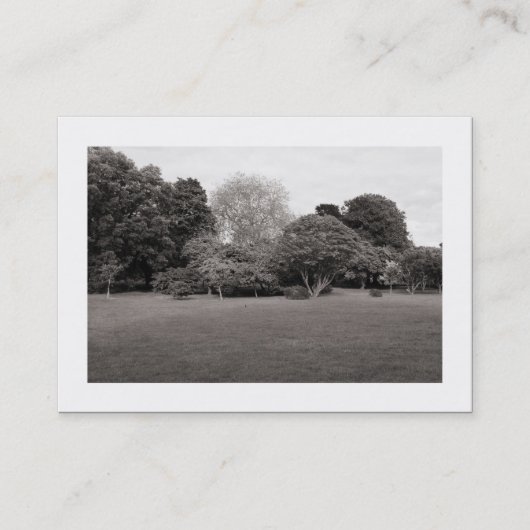 Parkeerlandschap (grenspost) visitekaartje (Voorkant)