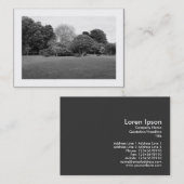 Parkeerlandschap (grenspost) visitekaartje (Voorkant / Achterkant)