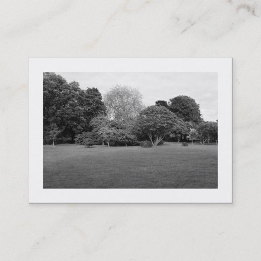 Parkeerlandschap (grenspost) visitekaartje (Voorkant)