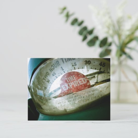 Parkeermeter 01 Briefkaart (Staand voorkant)