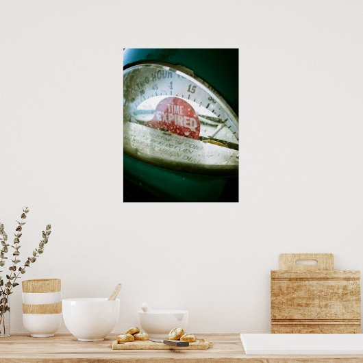 Parkeermeter 02 Poster (Keuken)