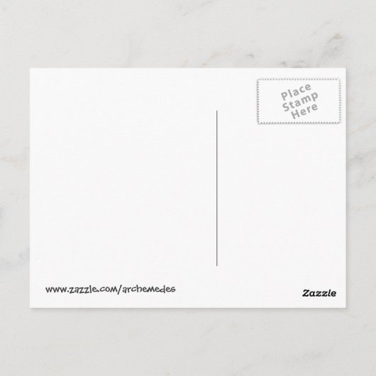 Parkeerpartij Briefkaart (Achterkant)