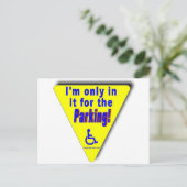 parkeerplaats briefkaart (Staand voorkant)