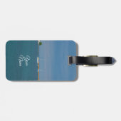 Parkeerplaats in de haven van Mackinac Bagagelabel (Achterkant horizontaal)