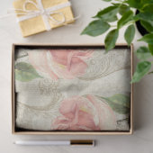 Parkeerroze roze rozen ontkoppelen tissuepapier (Geschenk)