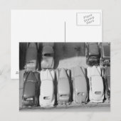 Parkeerterrein, 1940 briefkaart (Voorkant / Achterkant)