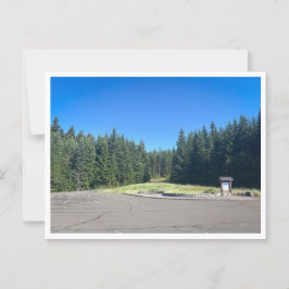 Parkeerterrein Uitzicht Briefkaart
