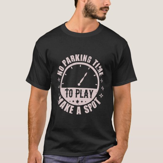 Parkeertijd vrachtwagenchauffeur t-shirt (Voorkant)