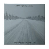 Parkeerweg Ice Tile Tegeltje (Voorkant)