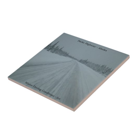 Parkeerweg Ice Tile Tegeltje (Zijkant)