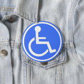 PARKEERZONE VOOR WEELSTOEL RONDE BUTTON 4,0 CM (In situ)