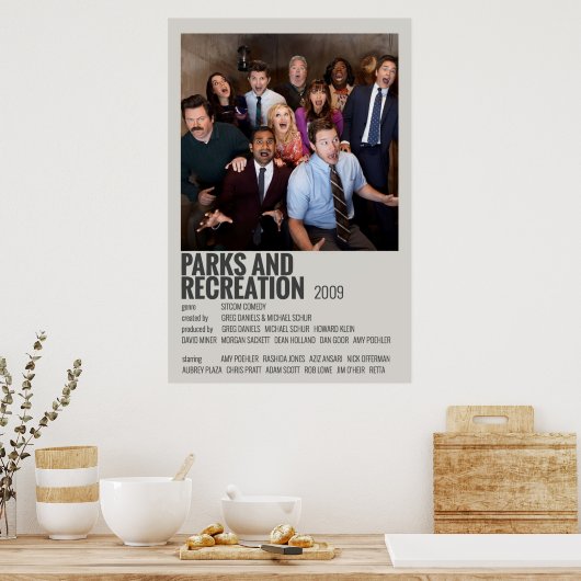 Parken en minimaliseringsinstallaties poster (Keuken)