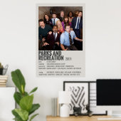 Parken en minimaliseringsinstallaties poster (Thuiskantoor)